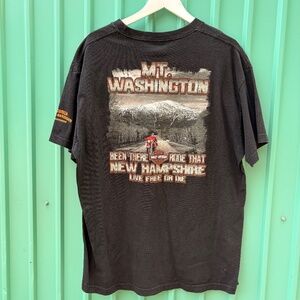 Vintage HARLEY DAVIDSON MOUNT WASHINGTON Laconia New Hampsire Size Large Men